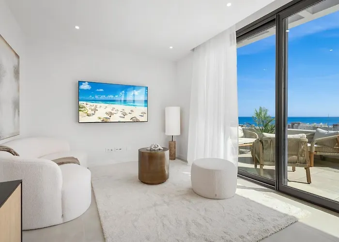 Higueron Sea View Penthouse 2br Apartment *