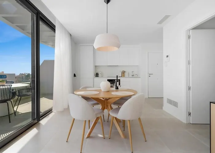 Higueron Sea View Penthouse 2br Lägenhet *